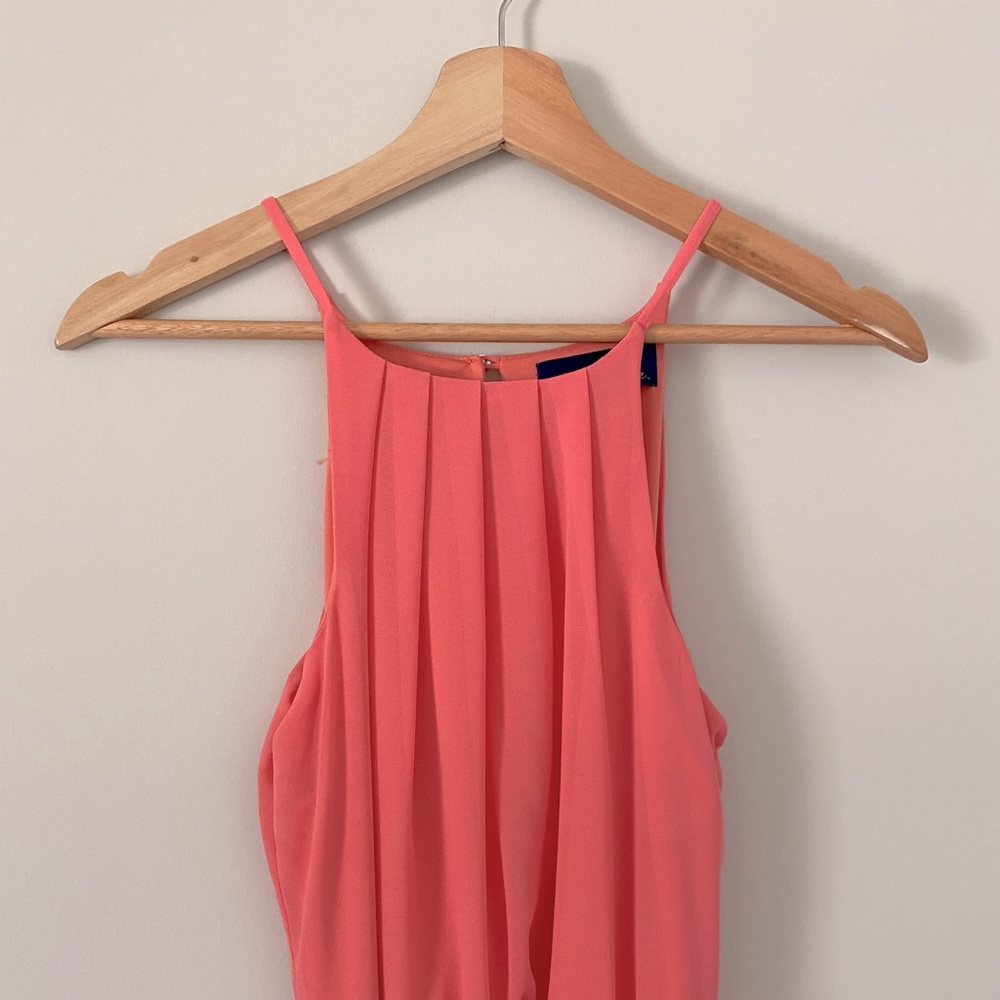 Blue Rain Pink Coral Prom Homecoming Dress S